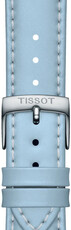 Kožený remienok Tissot T852.048.148 18mm, modrý, Quick Release