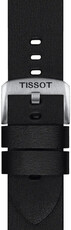Kožený remienok Tissot T852.048.225 22mm, čierny, Quick Release