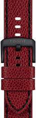 Kožený remienok Tissot T852.049.048 22mm, červený, Quick Release