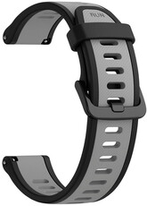 Silikónový remienok Ricardo 18mm (Garmin Venu 2S, Vívoactive 4S, Forerunner 265S, Venu 3S aj.), čierny, Quick Release