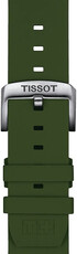 Silikónový remienok Tissot T852.047.177 22mm, zelený, Quick Release