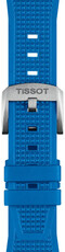 Silikónový remienok Tissot T852.049.577 (pre model Tissot PRX 40mm), modrý, Quick Release