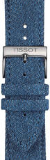 Textilný remienok Tissot T852.046.781 22mm, modrý, Quick Release