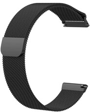 Oceľový náramok Ricardo 20 mm (pre Garmin Fenix 7S, Epix 2, 42 mm atď.), čierny, QuickFit