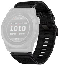 Textilný remienok Ricardo Colere 22mm, Black, QuickFit