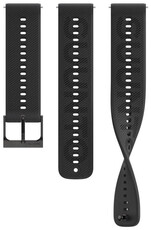 Suunto Silikónový remienok 22 mm (pre Suunto Athletic 6), čierny, Quick Release, veľkosť S+M