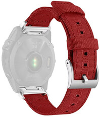 Nylonový popruh Ricardo 22mm (pro Garmin Fenix 8/7/6 (47mm), Epix 2 aj.), červený, QuickFit