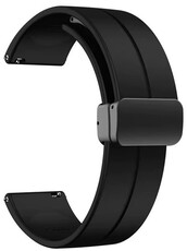 Silikónový remienok Ricardo 20 mm (pre Amazfit Active 2), čierny V2, Quick Release