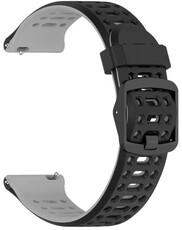 Silikónový remienok Ricardo Pejo 22mm, Black/Gray, Quick Release