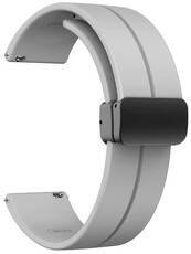 Ricardo Silikónový remienok 22 mm (pre Amazfit Bip 5), sivý, rýchloupínací