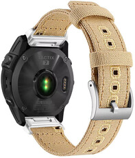 Ricardo 26mm nylonový remienok (pre Garmin Fenix 8/7X/6X (51mm), Tactix atď.), béžový, QuickFit