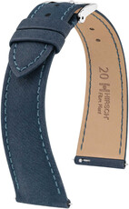 Prírodný remienok Hirsch Fibre Plant M 04299180-2, modrý, prírodné vlákna, dĺžka M, Quick Release Limited Edition