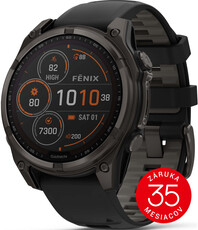Garmin Fenix 8 SOLAR 47 mm, Sapphire Carbon Gray Titanium Black (rozbalené)
