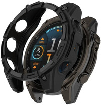 Ochranný kryt (pre Garmin Fenix 8 AMOLED, 47mm), silikónový, čierny
