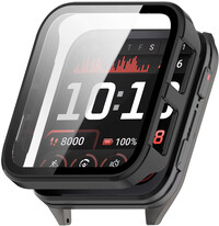 Ochranný kryt (pro Garmin Venu X1), plastový, čierny + sklíčko
