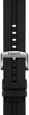 Silikónový remienok Tissot T852.047.708 22mm, čierny, Quick Release