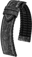 Kožený remienok Hirsch Stone L 0925044050-5, čierny, dĺžka L, Quick Release