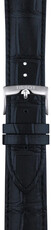Kožený remienok Tissot T852.051.025 22mm, modrý, Quick Release