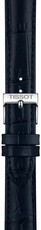 Kožený remienok Tissot T852.051.034 16mm, modrý, Quick Release