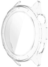 Ochranný kryt (pro Xiaomi Watch S4), plastový, priehľadný + sklíčko