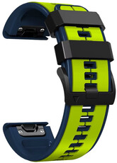 Silikónový remienok Ricardo 26mm (pro Garmin Fenix 8/7X/6X (51mm), Tactix aj.), žltý, QuickFit