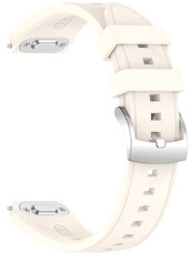 Silikónový remienok Ricardo 18mm (pre Huawei Watch GT 6, 41mm), Beige, 305344