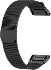 Oceľový náramok Ricardo Selva 20mm, Black, QuickFit