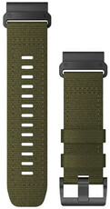 Nylonový popruh Garmin 26mm (pro Garmin Fenix 8/7X/6X (51mm), Tactix aj.), zelený, QuickFit (rozbalené)