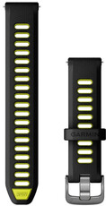 Silikónový remienok Garmin 18mm, Black, Quick Release, 010-11251-A3