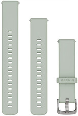 Silikónový remienok Garmin 18mm, Sage Gray, Quick Release, + predĺžená časť, 010-13256-01