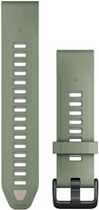 Silikonový řemínek Garmin 20mm (pro Garmin Fenix 8/7S/6S (43mm), aj.), zelený, QuickFit, 010-13391-02