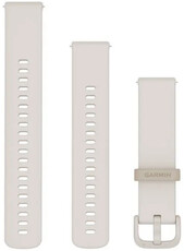 Silikónový remienok Garmin 20mm, Ivory, Quick Release, + predĺžená časť, 010-12932-31