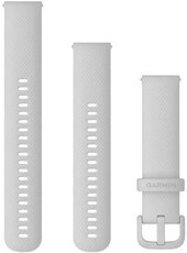 Silikónový remienok Garmin 20mm, Mist Gray, Quick Release, + predĺžená časť, 010-12924-86