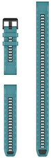 Silikónový remienok Garmin 22mm, Turquoise, QuickFit, + predĺžená časť, 010-14412-01
