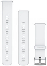 Silikónový remienok Garmin 22mm, Whitestone, přezka silver, Quick Release, + predĺžená časť, 010-13256-20