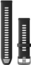 Silikónový remienok Garmin 22mm, Black/Powder Grey, Quick Release, 010-11251-A0