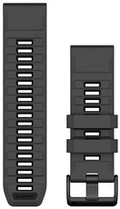Silikónový remienok Garmin 26mm, Černý, QuickFit, 010-13393-10