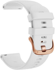 Silikónový remienok Ricardo Aprica 18mm, White, Quick Release