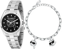 Karl Lagerfeld Round Essentials R0553101516 + náramok