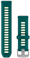 Silikonový řemínek Garmin 20mm, Teal Green/Citron, Quick Release, 010-11251-B8