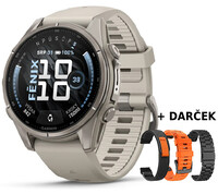 Garmin Fenix 9 AMOLED 43mm, Titanium Fog Gray