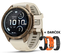 Garmin Fenix 9 Pro AMOLED 43mm, inReach, Autumn Gold Titanium Cream/French Gray