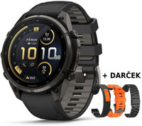 Garmin Fenix 9 Pro AMOLED 47mm, inReach, Carbon Gray DLC Titanium Black/Pebble Gray