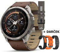 (SK) Garmin Fenix 9 Pro AMOLED 51mm, inReach, Titanium Walnut (Premium) (+ náhradný remienok)