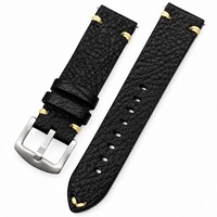 Kožený remienok Ricardo Crema premium, Black, Quick Release