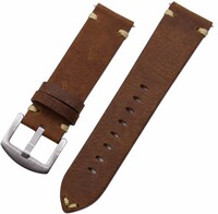 Kožený remienok Ricardo Crema premium, Brown, Quick Release