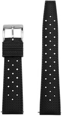 Gumový remienok Ricardo Terni premium 20mm, Black, Quick Release