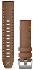 (SK) Kožený remienok Garmin 22mm (pre MARQ 3), Brown, QuickFit, 010-14554-11