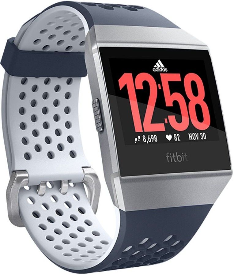 fitbit ionic silver grey