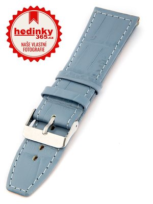 Dámsky kožený modrý remienok k hodinkám W-309-J